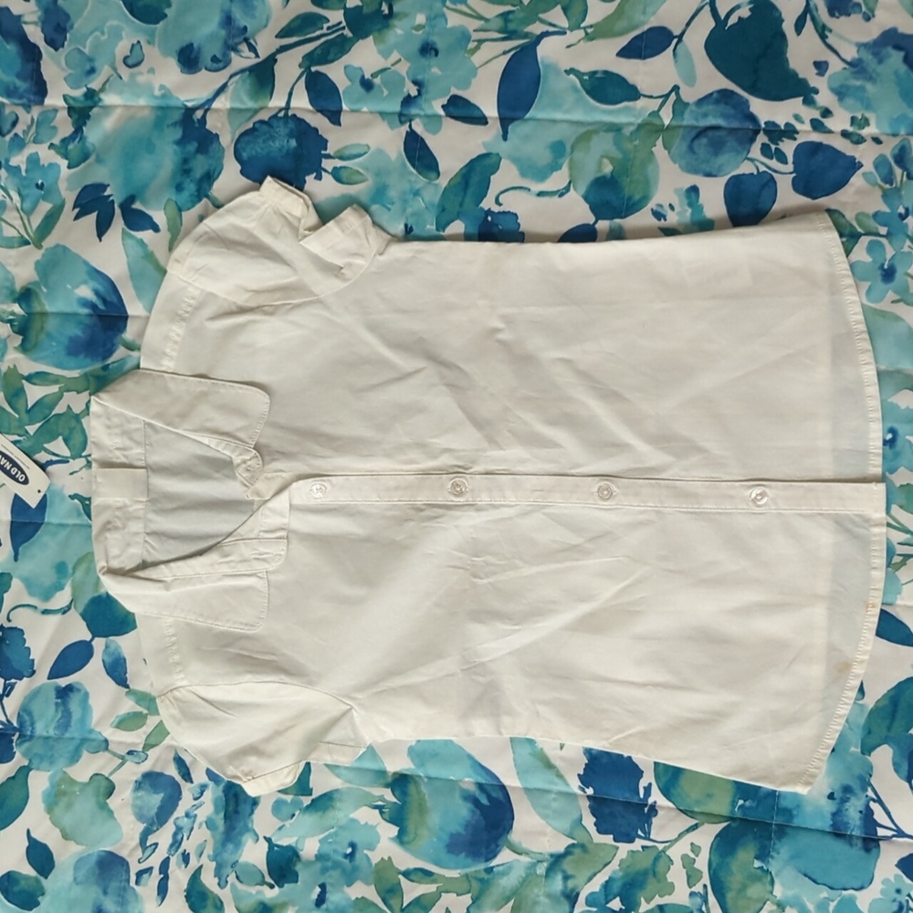 Girl white uniform shirt 6/7